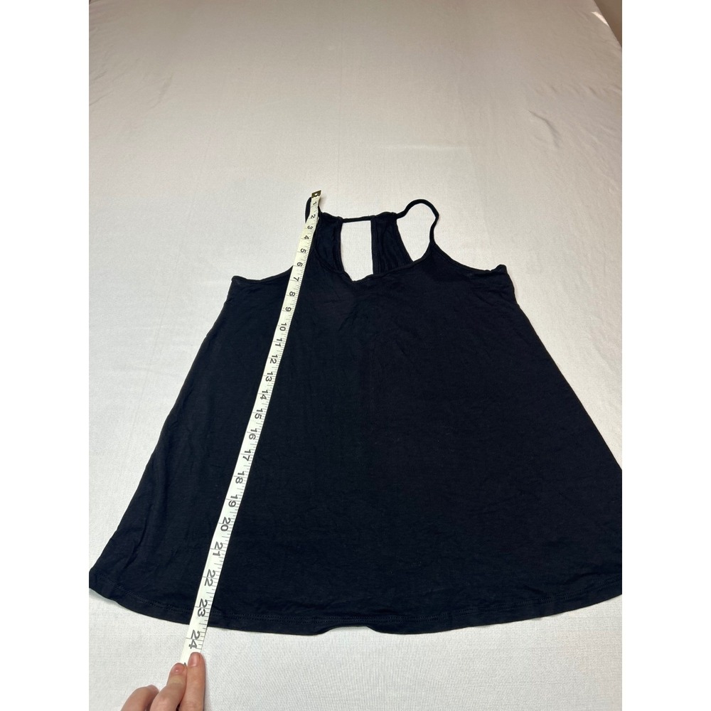 Old Navy Womens XS Black Racerback T-Back Cutout Flowy Tank Top Sleeveless